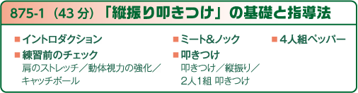 【第1巻】「縦振り叩きつけ」の基礎と指導法